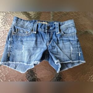 Buckle BKE Sabrina Stretch Denim Jean Shorts Preloved Condition Size 27